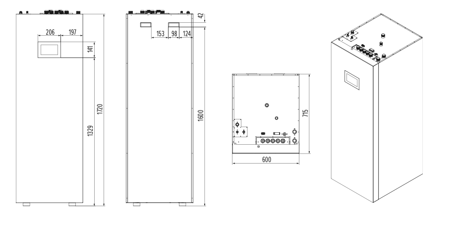 MyCond BeeSmart All-in-One Dimensiones - 2