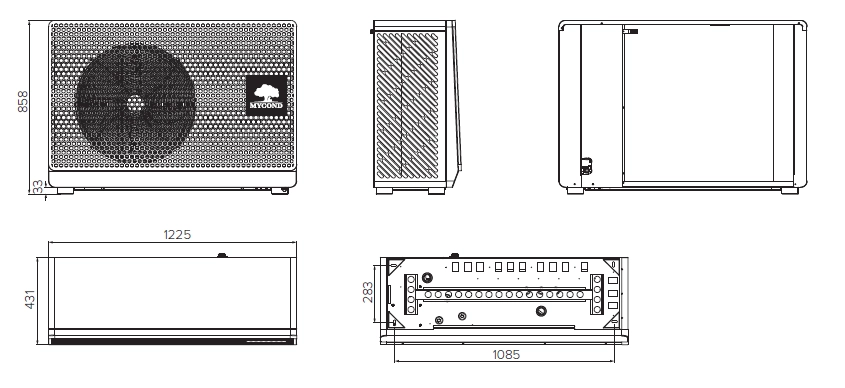MyCond BeeSmart All-in-One Dimensiones - 3