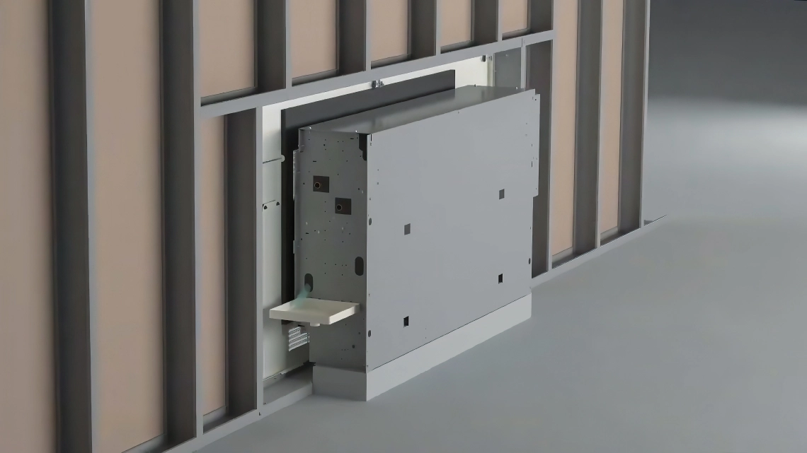 MyCond Empotrable de pie para instalación en pared
