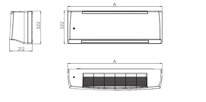 MyCond FHW Ventiladores murales con control Modbus para domótica inteligente.