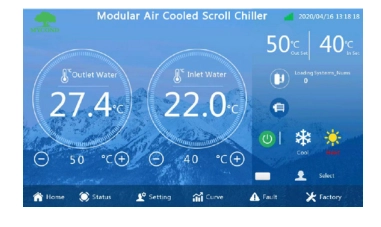 Panel de control MyCond Inverter MCU-YHI