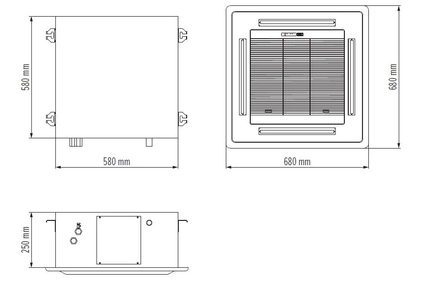 MyCond MCFK-A2/4 dimensiones generales - 1