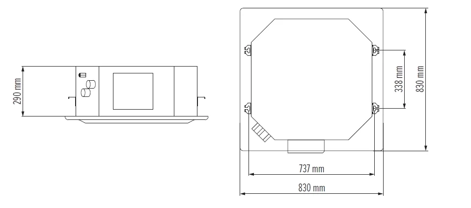 MyCond MCFK-A2/4 dimensiones generales - 3