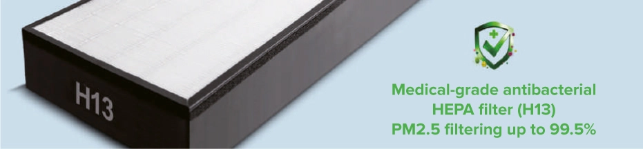 Mycond MSHA(C) Filtro HEPA antibacterias H13