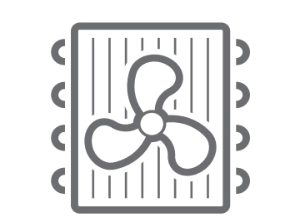 Sección de intercambio de calor MyCond MVS***-DW de la unidad de ventilación