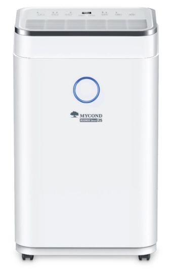 MyCond Roomer Smart 25 Deshumidificador de aire moderno ideal para espacios residenciales.