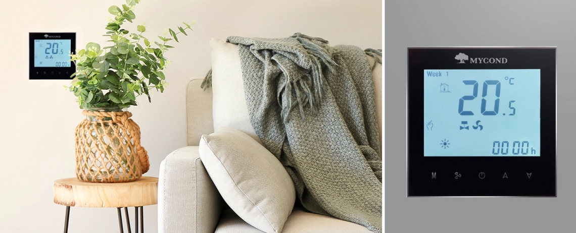 Termostato MyCond TRF-B2 para fan coil