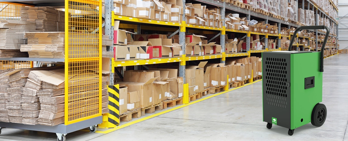 MyCond Worker es una solución eficaz para proteger cajas y mercancías de la humedad