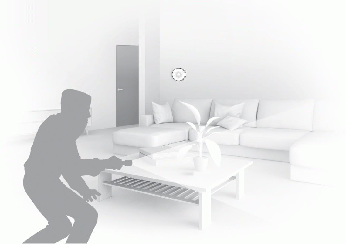 Sirena inalámbrica de MyCond Zigbee para mejorar la seguridad del hogar.