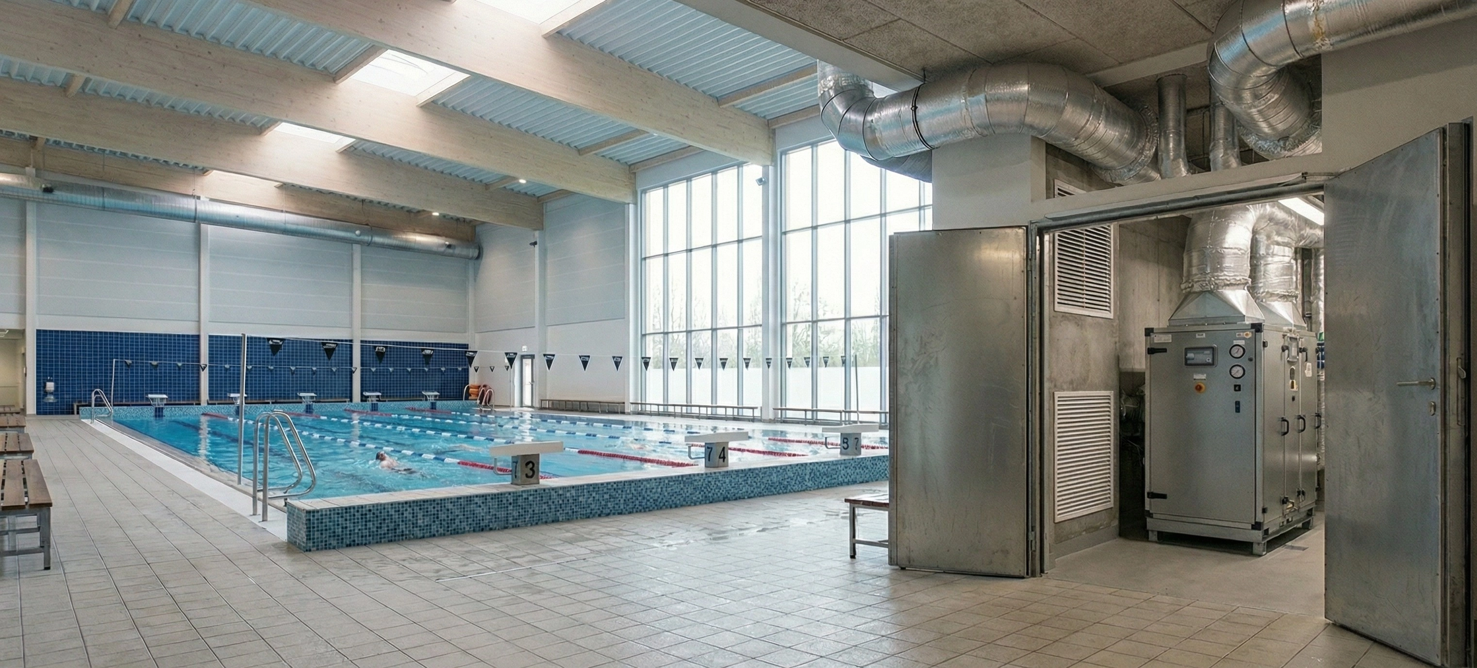 Deshumidificador con intercambiador de calor anticorrosivo - operaci&oacute;n en ambiente h&uacute;medo Mycond MID MSP