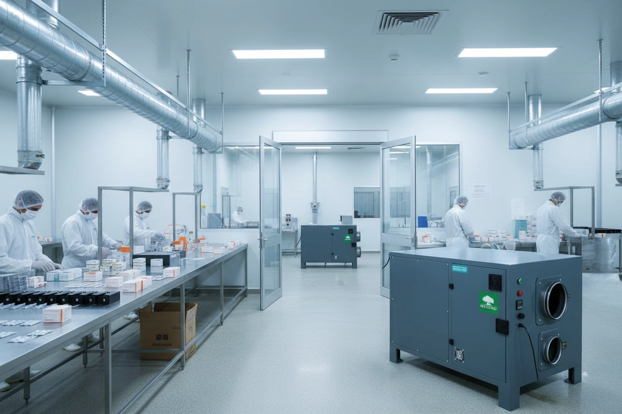 Deshumidificador de aire de adsorci&oacute;n para instalaciones industriales Mycond DESS