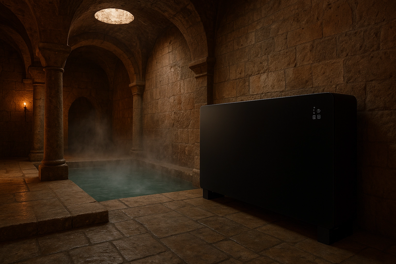 Deshumidificador para piscina con alta fiabilidad de componentes Mycond MBA-G