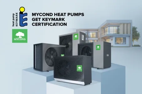 Las bombas de calor Mycond han sido certificadas por Keymark