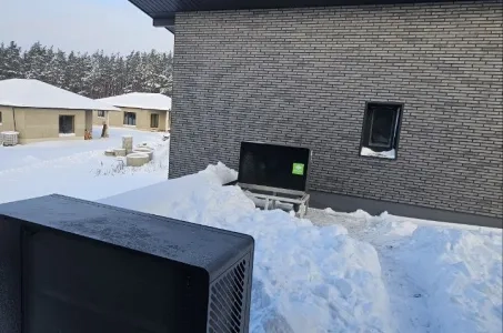 Residencia privada lista para el invierno con el sistema de bomba de calor Mycond BeeSmart