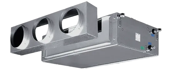Unidades fan coil de conducto de alto ESP serie DFCL